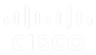 Cisco logo white