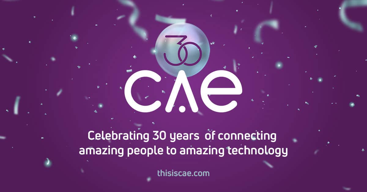 CAE-30th-Anniversary-celebrating-30-years-of-connecting-amazing-people-to-amazing-technology