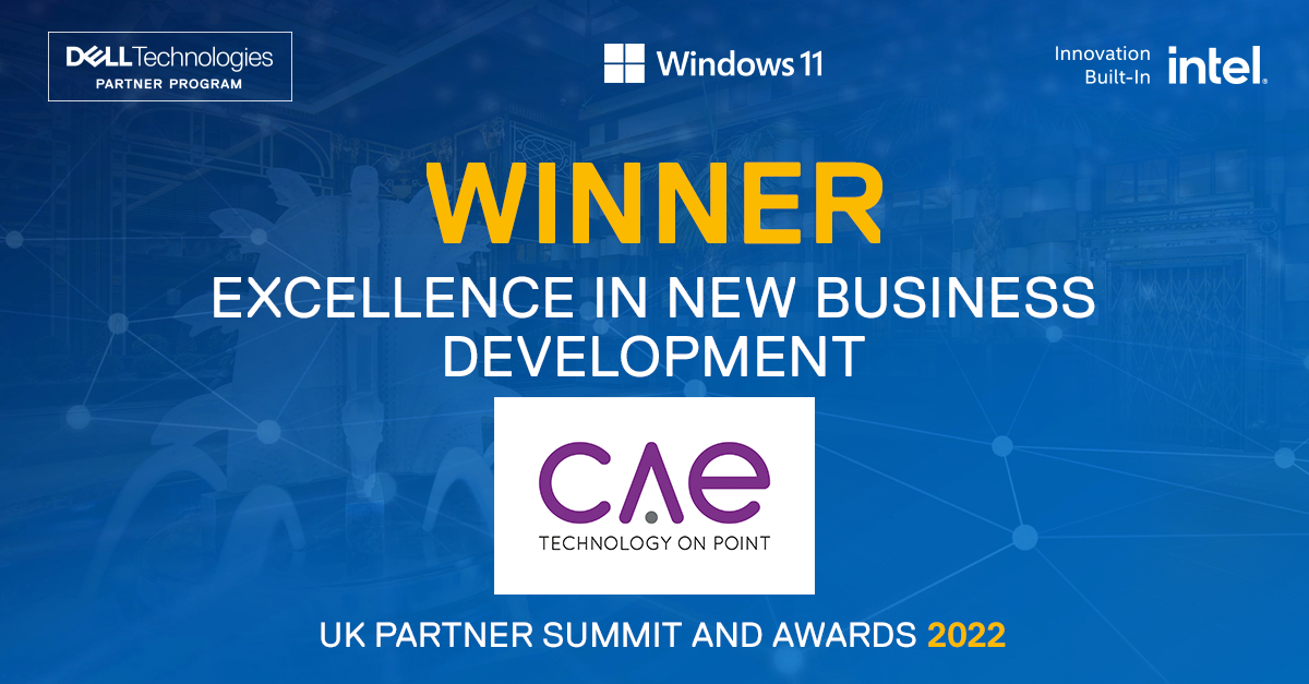 UK Partner Awards - SOCIAL - WINNER EXCELLENCE IN NEW BUSINESS DEVELOPMENT